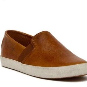 New Frye Ivy Dylan Sneakers Cognac Brown 8.5